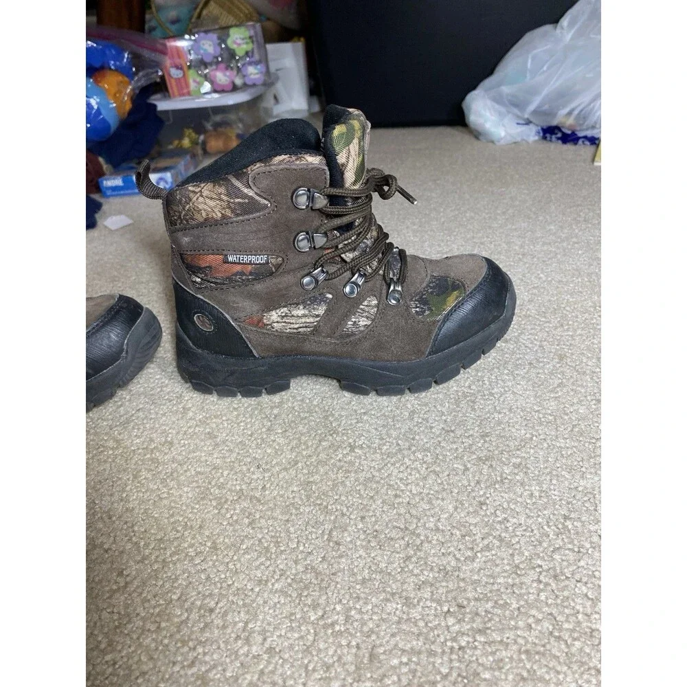 Northside Kids Renegade Waterproof Camo Hunting Boots Thinsulate Size 1 Boys